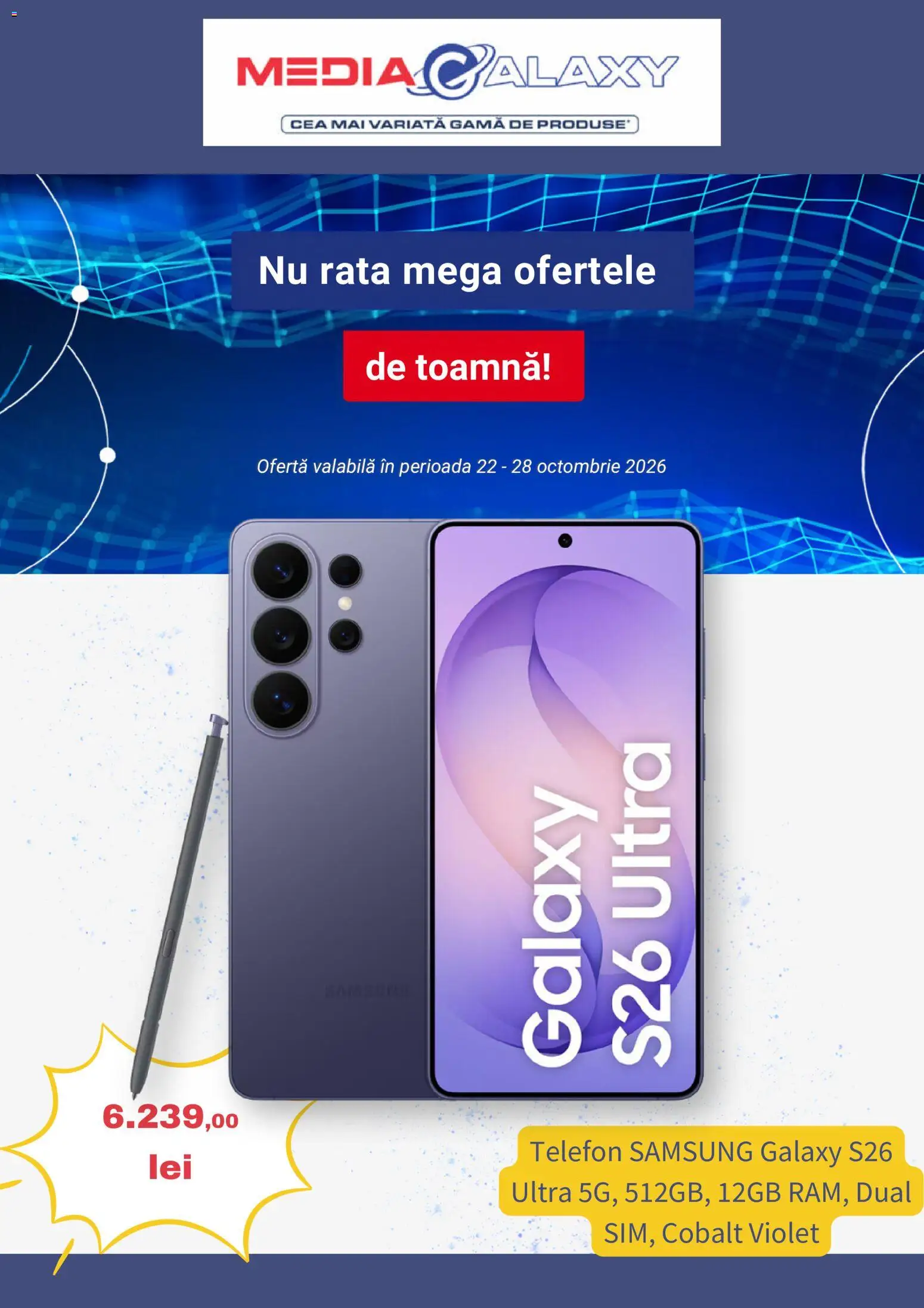 Media Galaxy Catalog - pagina 1- valabil de la 22.10.2026