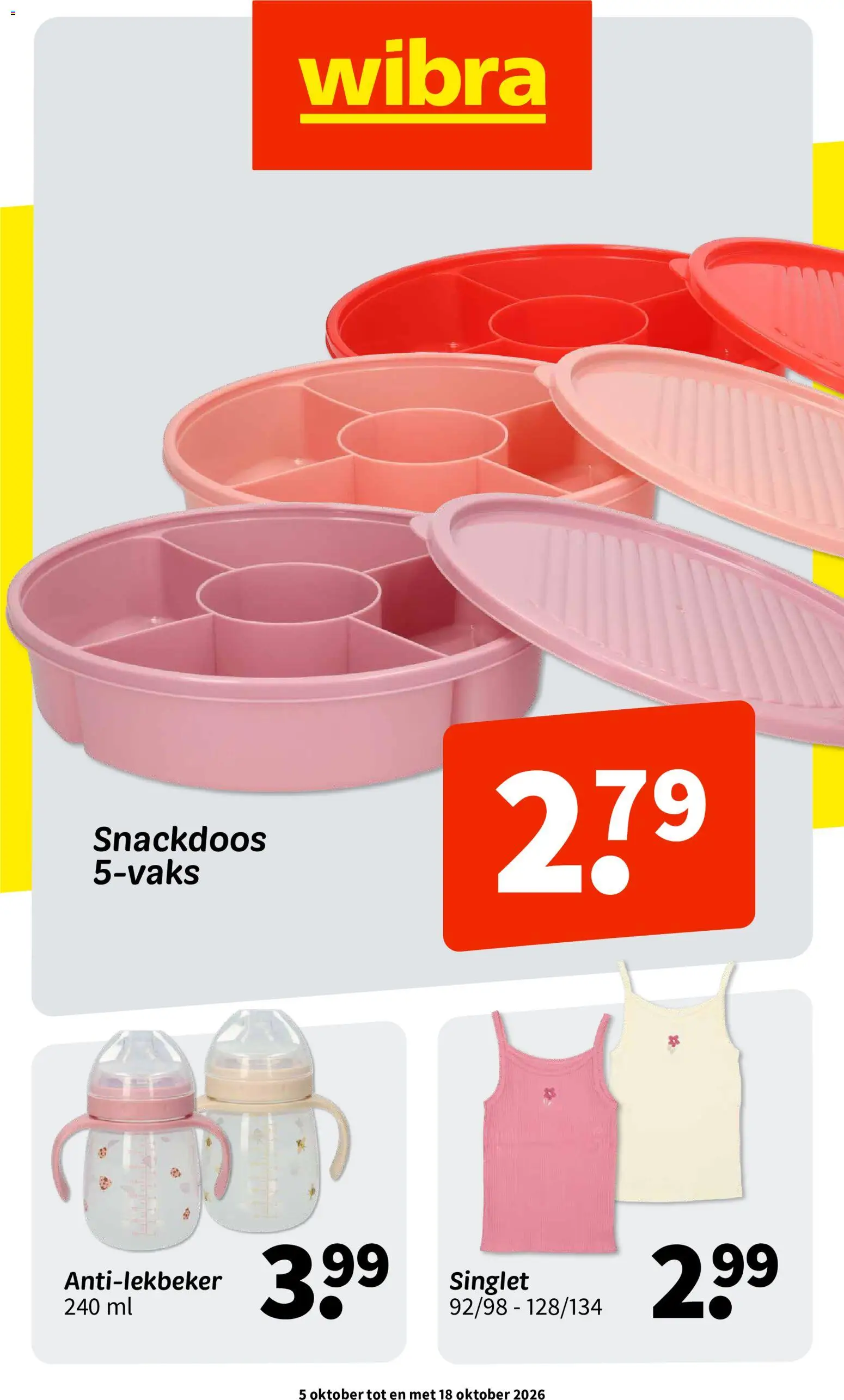 Wibra folder - pagina 1- geldig vanaf 05/10/2026
