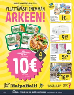 Esikatselu Halpa Halli tarjoukset voimassa alkaen 07/10/2026