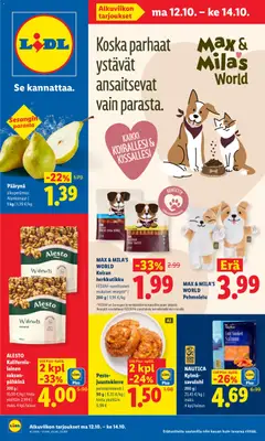 Esikatselu Lidl tarjoukset voimassa alkaen 12/10/2026
