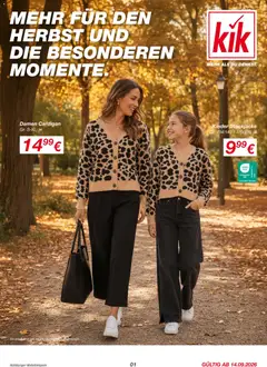 Vorschau Kik Prospekt gültig ab 14.09.2026