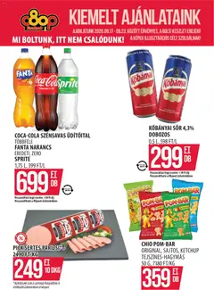 Előnézet COOP Szolnok akciós újság érvényes 2026.09.17.-tól